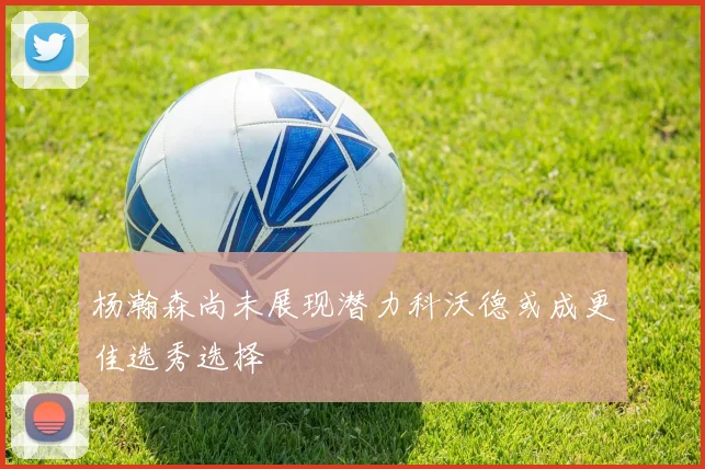 杨瀚森尚未展现潜力科沃德或成更佳选秀选择